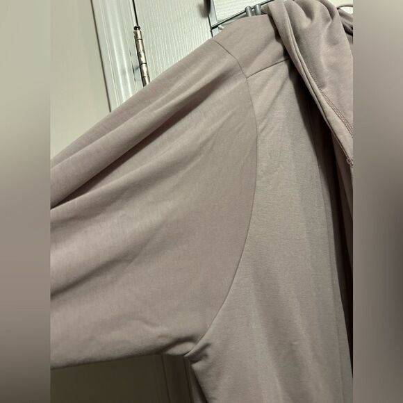 Torrid Hooded Cardigan Drape Sweater active top EUC lilac purple 5X plus size - Picture 8 of 15